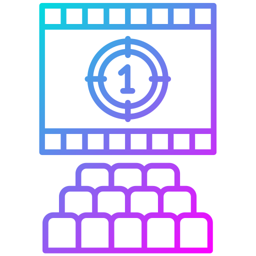 Cinema screen Generic Gradient icon