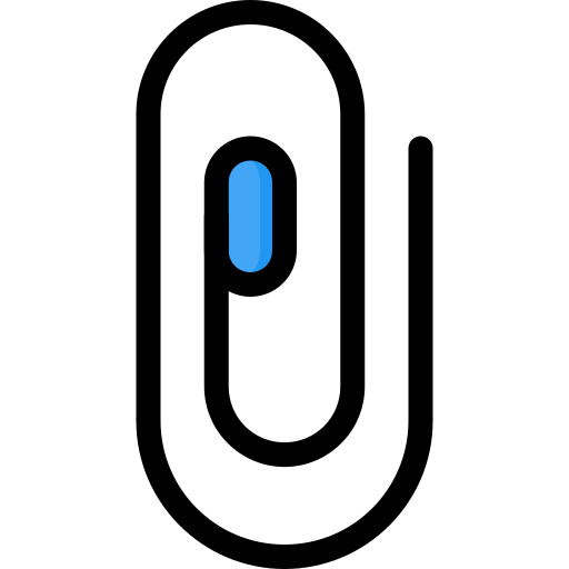 büroklammer Generic Outline Color icon