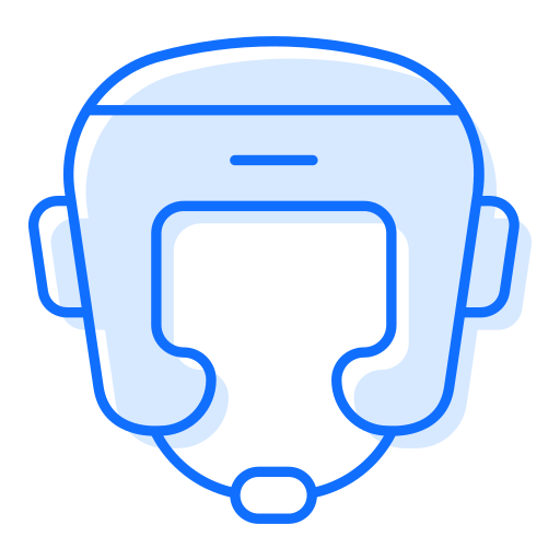Boxing helmet Generic Blue icon