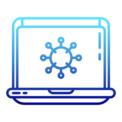 virus warnung Generic Gradient icon