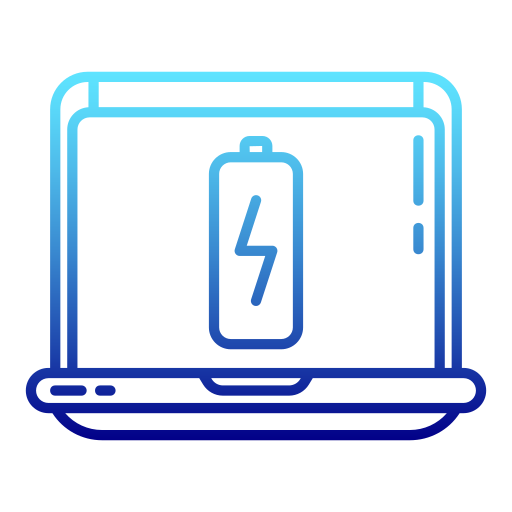 batterij opladen Generic Gradient icoon