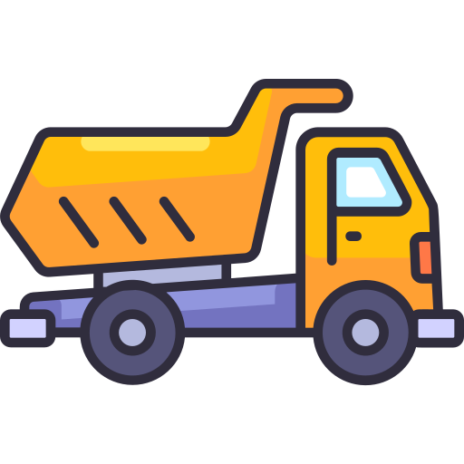 camion della spazzatura Generic Outline Color icona