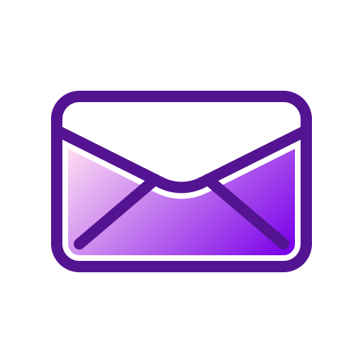 Email Generic Outline Gradient icon
