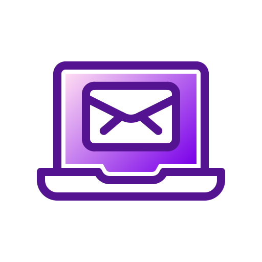 email Generic Outline Gradient icon
