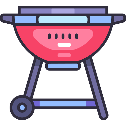un barbecue Generic Outline Color Icône
