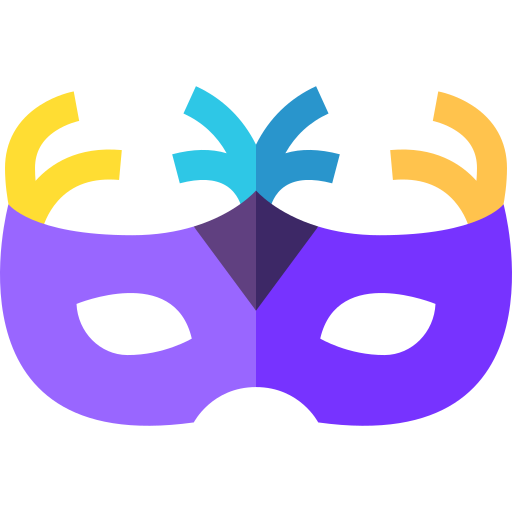 Карнавальная маска Basic Straight Flat иконка