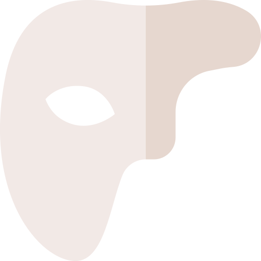 fantasma de la ópera Basic Straight Flat icono