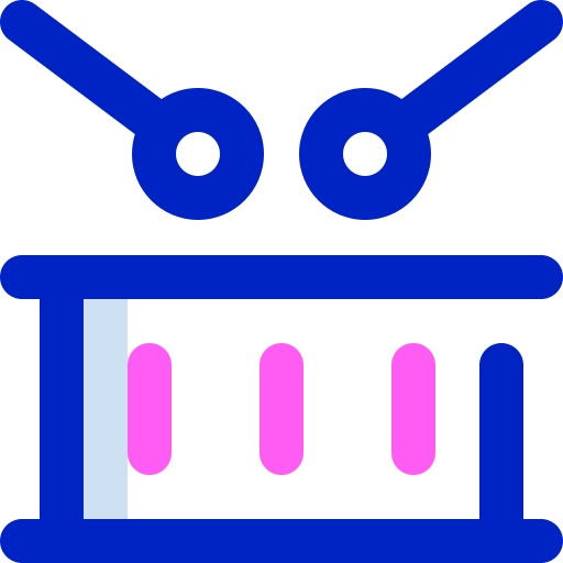 Drum Super Basic Orbit Color icon