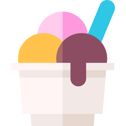 helado Basic Straight Flat icono