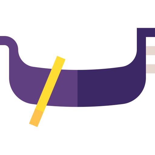 Gondola Basic Straight Flat icon