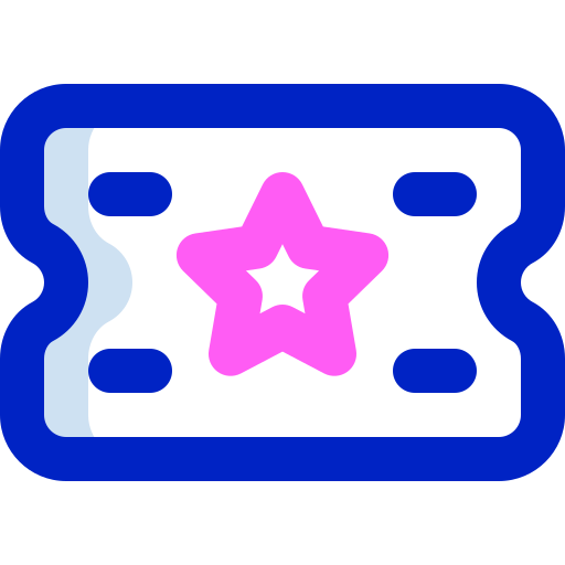 Ticket Super Basic Orbit Color icon