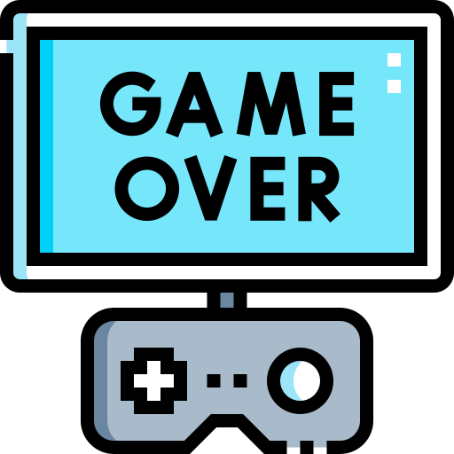 Game over Detailed Straight Lineal color icon