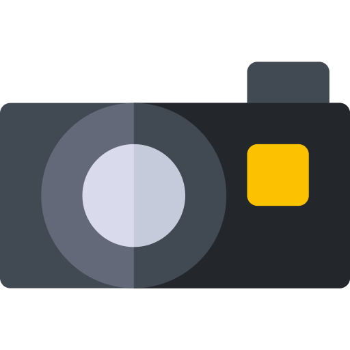 카메라 Basic Rounded Flat icon