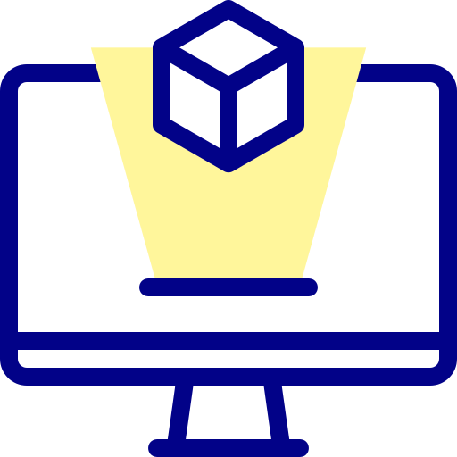 홀로그램 Detailed Mixed Lineal color icon