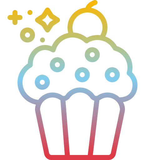 cupcake Generic Gradient icon