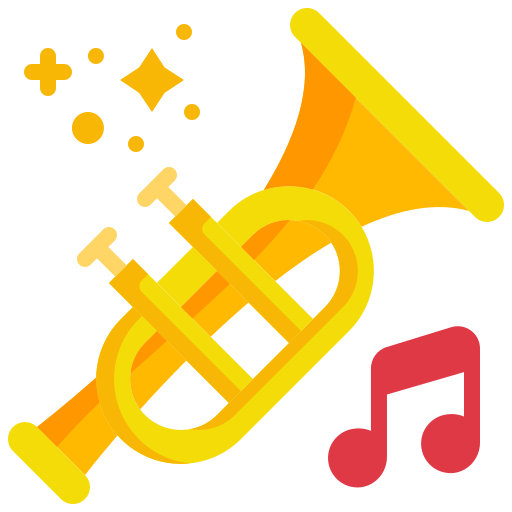 trompette Generic Flat Icône