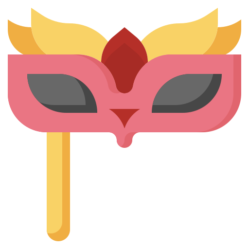máscara de carnaval Surang Flat icono