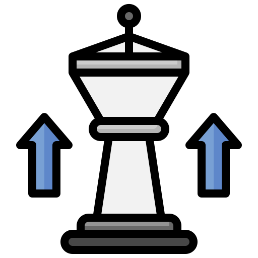 torre de control Surang Lineal Color icono
