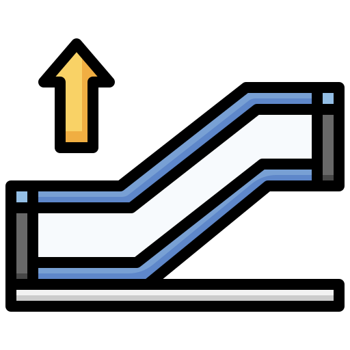 rolltreppe Surang Lineal Color icon