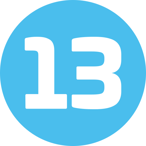 dreizehn Generic Flat icon
