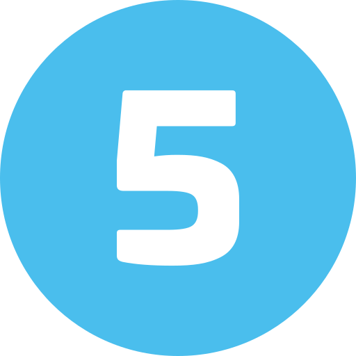 Пять Generic Flat иконка