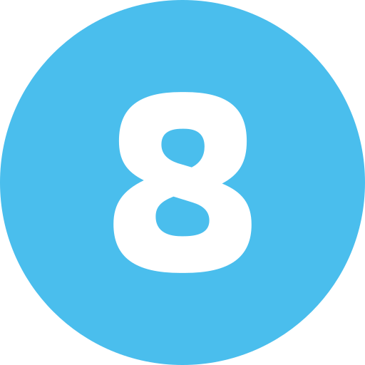 Eight Generic Flat icon