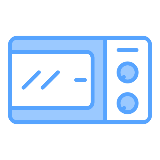 Microwave oven Generic Blue icon