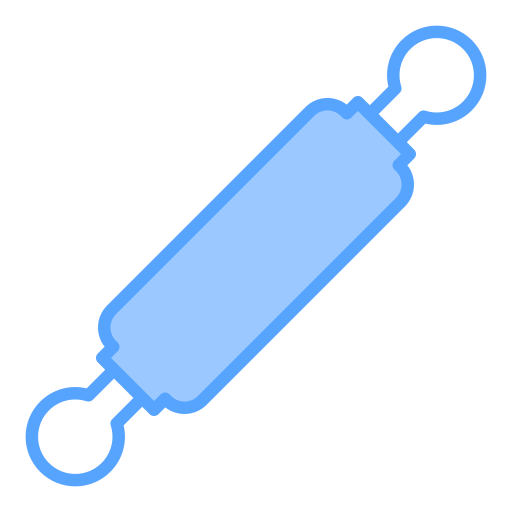 Rolling pin Generic Blue icon
