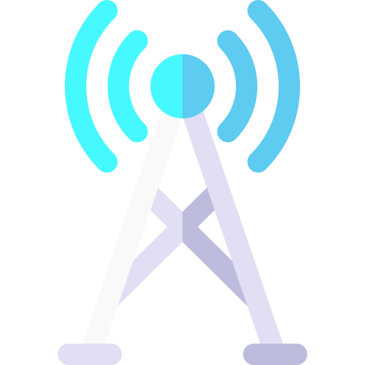 antenne Basic Rounded Flat icon