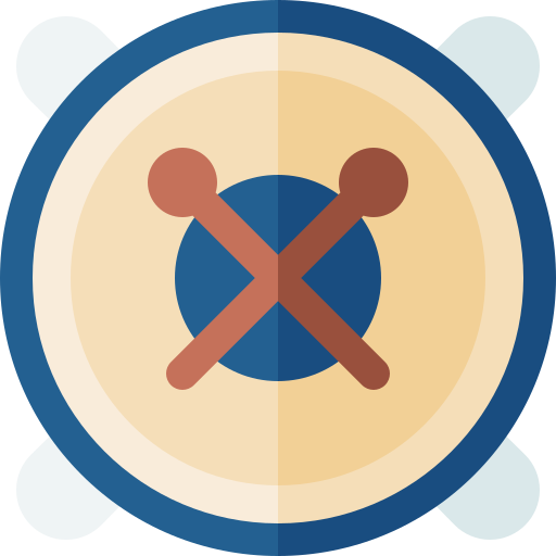 Drumstick Basic Rounded Flat icon