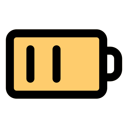 niedriger batteriestatus Generic Outline Color icon