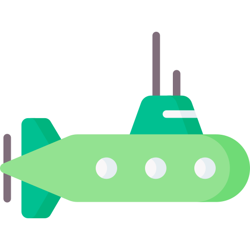 onderzeeër Special Flat icoon