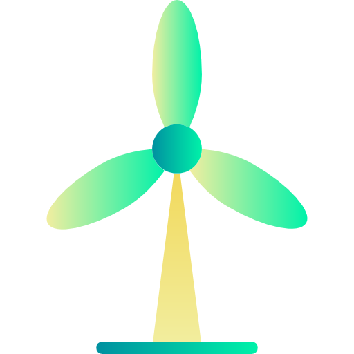 windmolen Vitaliy Gorbachev Flat icoon