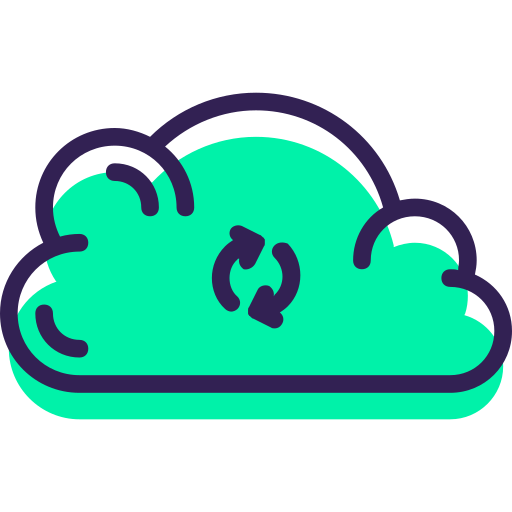 cloud computing Vitaliy Gorbachev Green Shadow Icône