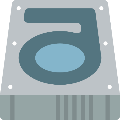 Harddisk Basic Miscellany Flat icon