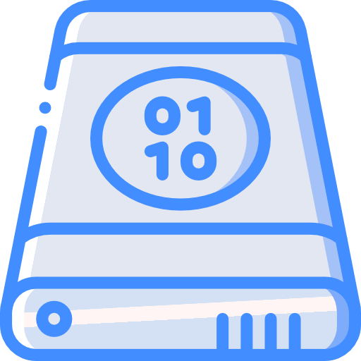 Harddisk Basic Miscellany Blue icon