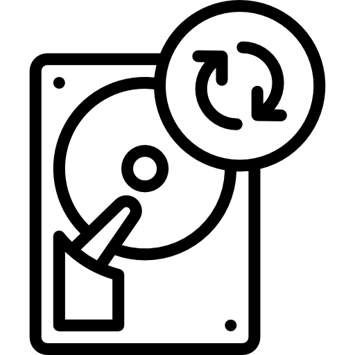 Harddisk Basic Miscellany Lineal icon