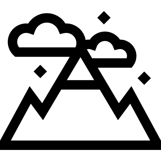 山 Basic Straight Lineal icon