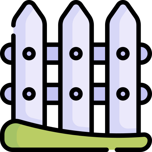 Fence Kawaii Lineal color icon