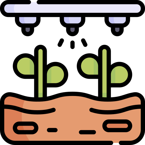 灌漑 Kawaii Lineal color icon