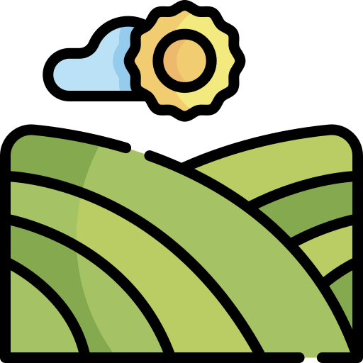 Field Kawaii Lineal color icon