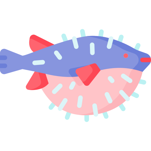 Puffer fish Special Flat icon