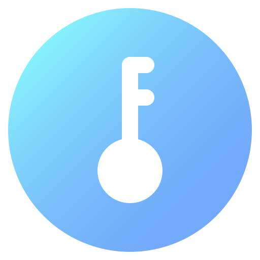 llave Generic Flat Gradient icono