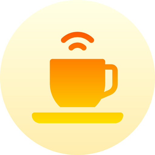 wifi Basic Gradient Circular icoon