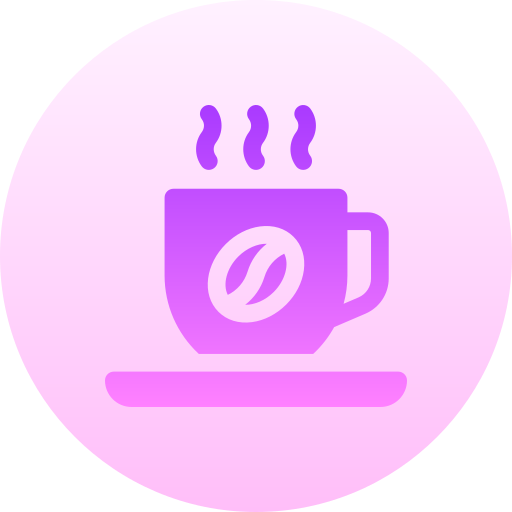 caffè espresso Basic Gradient Circular icona