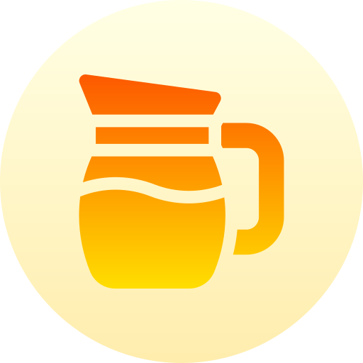 Coffee pot Basic Gradient Circular icon