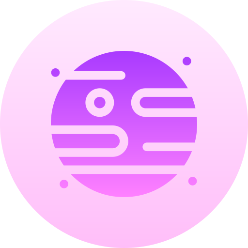 Pluto Basic Gradient Circular icon
