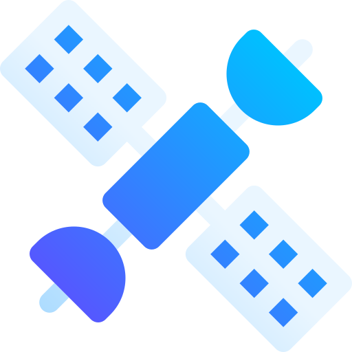 satelliet Basic Gradient Gradient icoon