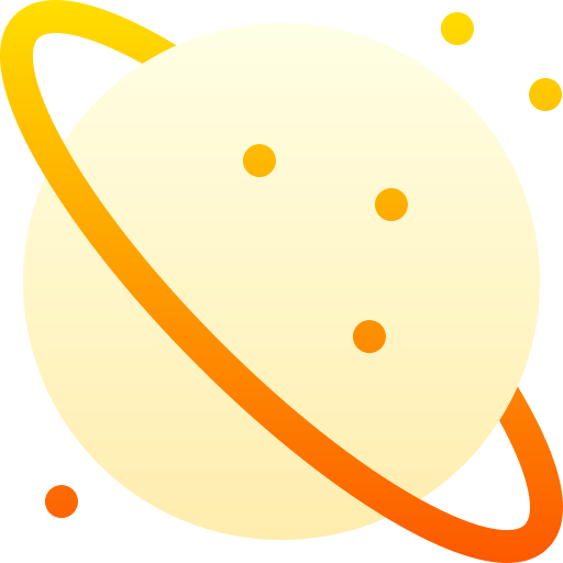 Сатурн Basic Gradient Gradient иконка