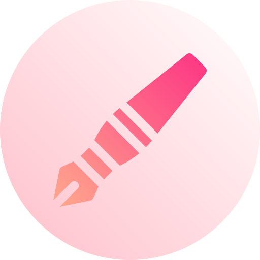 インクペン Basic Gradient Circular icon